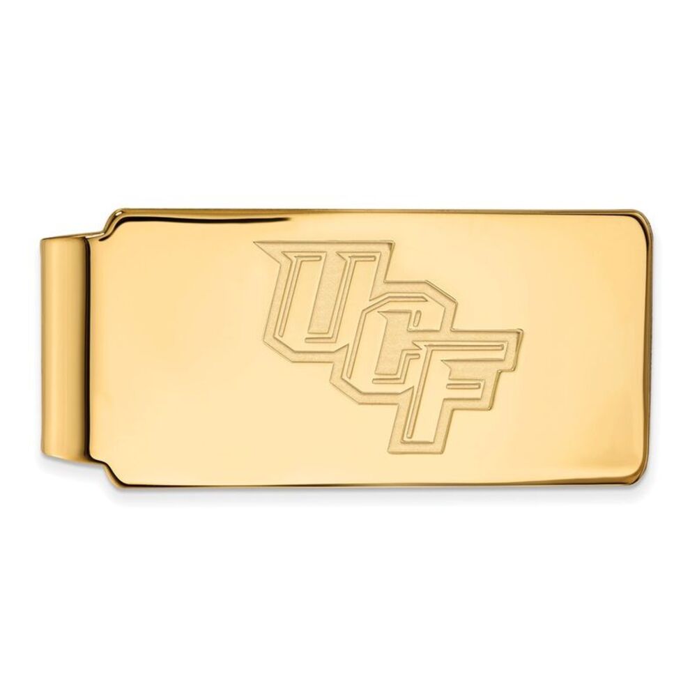 14k Gold Plated Silver U of Central Florida Money Clip